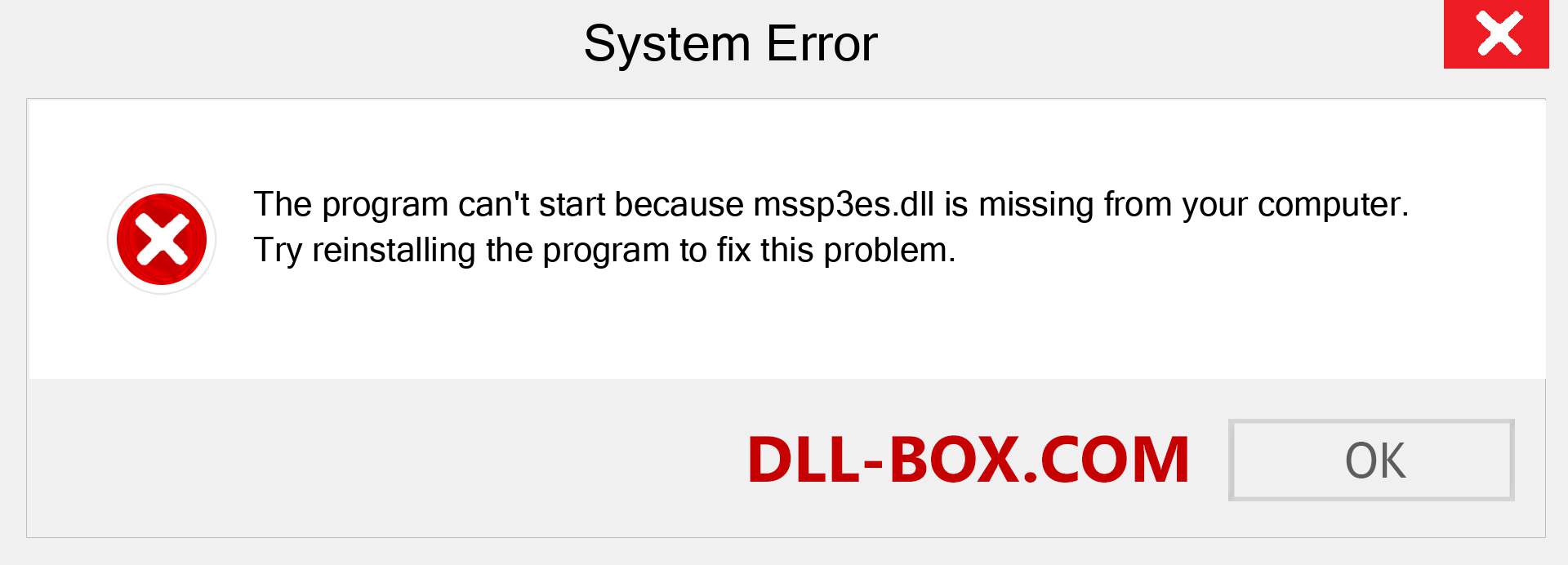  mssp3es.dll file is missing?. Download for Windows 7, 8, 10 - Fix  mssp3es dll Missing Error on Windows, photos, images